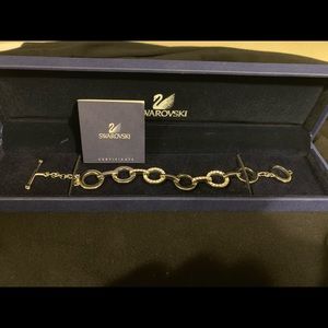 Swarovski Crystal chain link bracelet